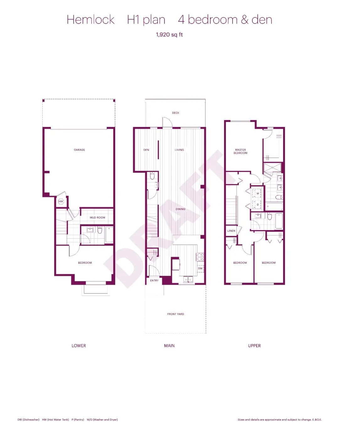 每尺低至$400+，10分钟即达Coquitlam Centre，入住10尺层高的开阔四房联排别墅