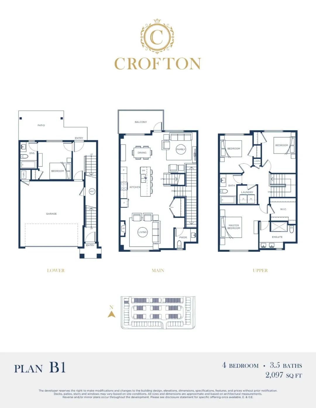 起价低至$69.99万，入住热门地区大户型联排，5-10分钟即达Costco及购物商圈